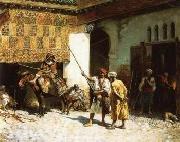 Arab or Arabic people and life. Orientalism oil paintings  281